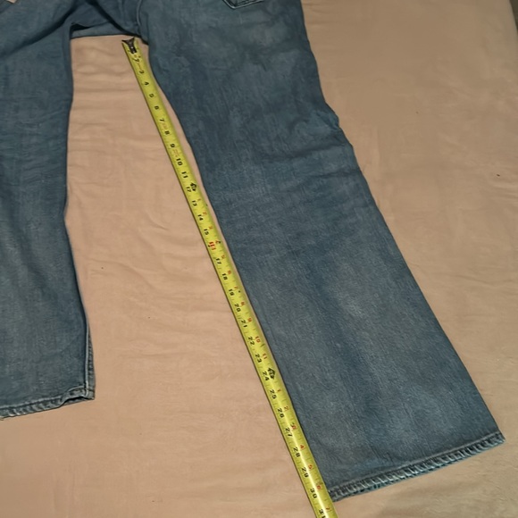 BANANA REPUBLIC 35x32 STRAIGHT LEGS men’s blue jeans - Picture 5 of 12